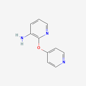 molecular formula C10H9N3O B1408382 2-(Pyridin-4-yloxy)pyridin-3-amine CAS No. 1935288-80-4