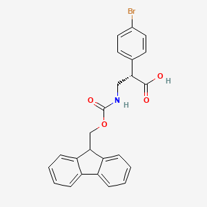 (S)-3-(9H-Fluoren-9-ylmethoxycarbonylamino)-2-(4-bromo-phenyl)-propionic acid