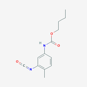 molecular formula C13H16N2O3 B14083919 Butyl (3-isocyanato-4-methylphenyl)carbamate CAS No. 100616-00-0