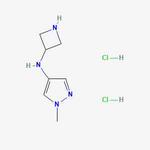 N-(azetidin-3-yl)-1-methyl-1H-pyrazol-4-amine dihydrochloride
