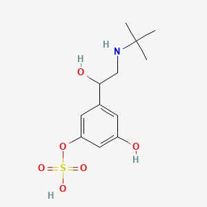 molecular formula C12H19NO6S B1408396 Terbutaline 3-O-sulfate CAS No. 71324-19-1