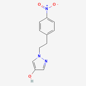1-[2-(4-Nitrophenyl)-ethyl]-1H-pyrazol-4-ol