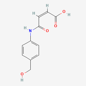 molecular formula C11H11NO4 B1408402 4-{[4-(Hydroxymethyl)phenyl]amino}-4-oxobut-2-enoic acid CAS No. 1440537-87-0