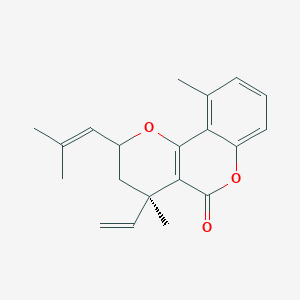 molecular formula C20H22O3 B14084045 Preethuliacoumarin 