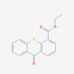 molecular formula C16H12O3S B14084083 Ethyl 9-oxo-9H-thioxanthene-4-carboxylate CAS No. 101278-23-3
