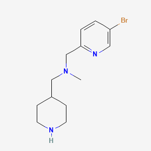 [(5-Bromopyridin-2-yl)methyl](methyl)[(piperidin-4-yl)methyl]amine