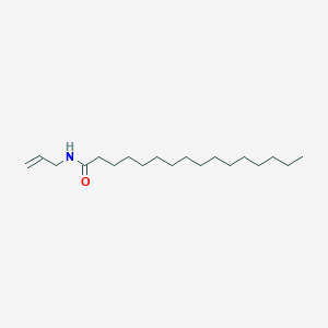 molecular formula C19H37NO B14084110 Hexadecanamide, N-2-propenyl- CAS No. 102114-99-8