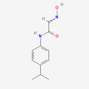 molecular formula C11H14N2O2 B14084146 Acetamide, 2-(hydroxyimino)-N-[4-(1-methylethyl)phenyl]- CAS No. 68701-52-0