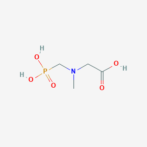 molecular formula C4H10NO5P B140842 N-methyl-N-(phosphonomethyl)glycine CAS No. 24569-83-3