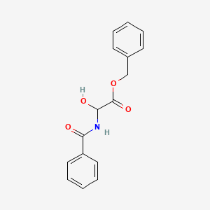 molecular formula C16H15NO4 B14084243 Benzyl benzamido(hydroxy)acetate CAS No. 101284-27-9