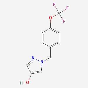 1-(4-Trifluoromethoxybenzyl)-1H-pyrazol-4-ol