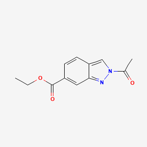ethyl 2-acetyl-2H-indazole-6-carboxylate
