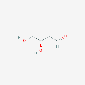molecular formula C4H8O3 B14084349 Butanal, 3,4-dihydroxy-, (S)- CAS No. 81893-52-9
