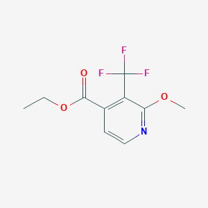 molecular formula C10H10F3NO3 B1408444 Ethyl 2-methoxy-3-(trifluoromethyl)isonicotinate CAS No. 1227576-40-0