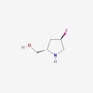 molecular formula C5H10FNO B14084468 ((2S,4R)-4-Fluoropyrrolidin-2-yl)methanol 