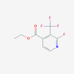 molecular formula C9H7F4NO2 B1408448 Ethyl 2-fluoro-3-(trifluoromethyl)isonicotinate CAS No. 1227603-80-6