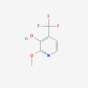 molecular formula C7H6F3NO2 B1408451 2-Methoxy-4-(trifluoromethyl)pyridin-3-ol CAS No. 1227575-33-8