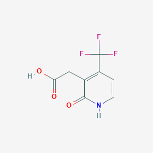2-Hydroxy-4-(trifluoromethyl)pyridine-3-acetic acid