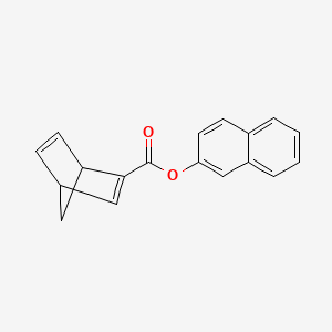 molecular formula C18H14O2 B14084533 Naphthalen-2-yl bicyclo[2.2.1]hepta-2,5-diene-2-carboxylate CAS No. 100641-65-4