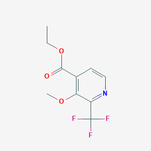 Ethyl 3-methoxy-2-(trifluoromethyl)isonicotinate
