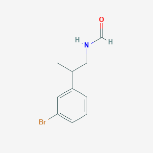 molecular formula C10H12BrNO B14084730 N-(2-(3-bromophenyl)propyl)formamide 