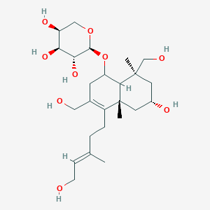molecular formula C25H42O9 B14084734 Gaudichaudioside C 