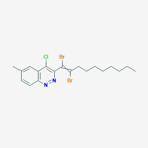 molecular formula C19H23Br2ClN2 B14084743 4-Chloro-3-(1,2-dibromodec-1-enyl)-6-methylcinnoline 