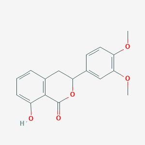 molecular formula C17H16O5 B14084828 Thunberginol H CAS No. 64847-01-4