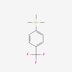 molecular formula C10H13F3Ge B14084875 Trimethyl[4-(trifluoromethyl)phenyl]germane CAS No. 100784-63-2