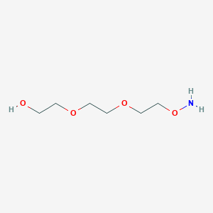 molecular formula C6H15NO4 B14084885 2-(2-(2-(Aminooxy)ethoxy)ethoxy)ethan-1-ol 