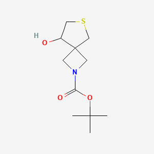 Tert-butyl 8-hydroxy-6-thia-2-azaspiro[3.4]octane-2-carboxylate
