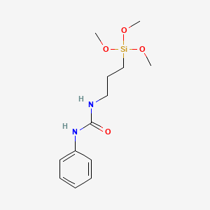molecular formula C13H22N2O4Si B14084891 n-Phenyl-n'-[3-(trimethoxysilyl)propyl]urea CAS No. 119777-51-4