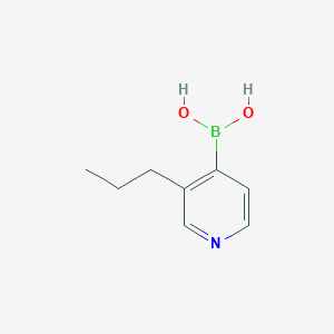 molecular formula C8H12BNO2 B14084925 (3-Propylpyridin-4-yl)boronic acid 