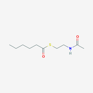 Hexanethioic acid S-(2-acetylamino-ethyl)ester