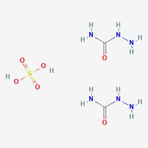 molecular formula C2H12N6O6S B14085023 aminourea;sulfuric acid CAS No. 101366-34-1