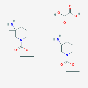 3-Amino-1-Boc-3-methylpiperidine hemioxalate