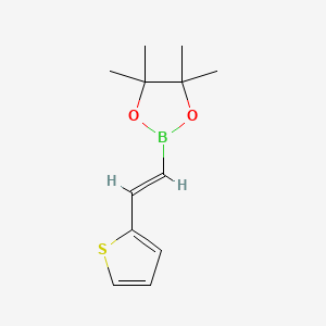1,3,2-Dioxaborolane, 4,4,5,5-tetramethyl-2-[(1E)-2-(2-thienyl)ethenyl]-