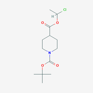 Piperidine-1,4-dicarboxylic acid 1-tert-butyl ester 4-(1-chloro-ethyl) ester
