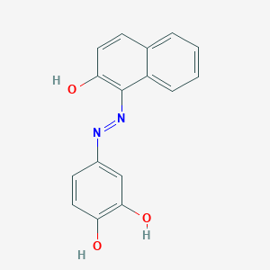 molecular formula C16H12N2O3 B14085108 1-(3,4-Dihydroxyphenylazo)-2-naphthol CAS No. 160926-77-2