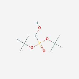 molecular formula C9H21O4P B14085122 Di-tert-butyl (hydroxymethyl)phosphonate CAS No. 115989-10-1