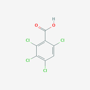molecular formula C7H2Cl4O2 B14085150 2,3,4,6-Tetrachlorobenzoic acid CAS No. 50-40-8