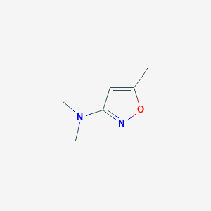 molecular formula C6H10N2O B1408516 N,N,5-Trimethylisoxazol-3-amine CAS No. 60148-37-0