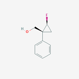 ((1R,2S)-rel-2-Fluoro-1-phenylcyclopropyl)methanol