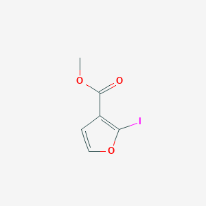 molecular formula C6H5IO3 B14085194 Methyl2-iodofuran-3-carboxylate 