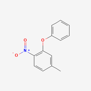 molecular formula C13H11NO3 B14085245 4-Methyl-1-nitro-2-phenoxybenzene 