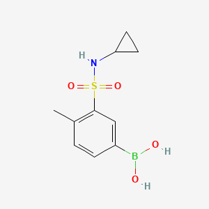 (3-(N-cyclopropylsulfamoyl)-4-methylphenyl)boronic acid