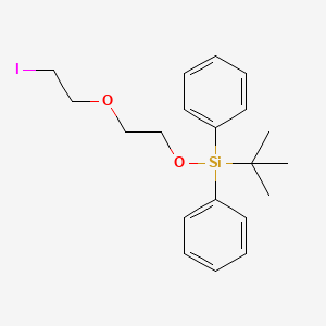 molecular formula C20H27IO2Si B14085464 Tert-butyl[2-(2-iodoethoxy)ethoxy]diphenylsilane 