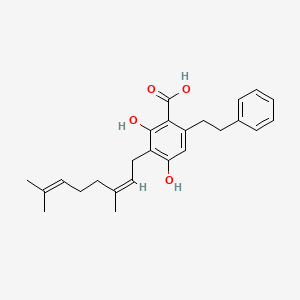 molecular formula C25H30O4 B14085474 Amorfrutin 4 