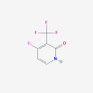 molecular formula C6H3F3INO B1408556 2-Hydroxy-4-iodo-3-(trifluoromethyl)pyridine CAS No. 1227600-88-5