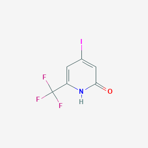 molecular formula C6H3F3INO B1408557 2-Hydroxy-4-iodo-6-(trifluoromethyl)pyridine CAS No. 1227600-97-6